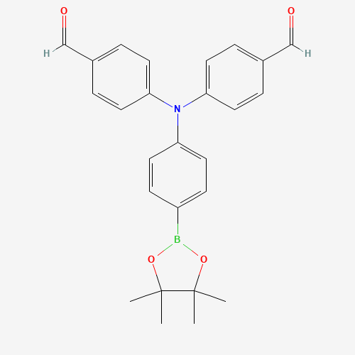 4,4'-((4-(4,4,5,5-Tetramethyl-1,3,2-dioxaborolan-2-yl)phenyl)azanediyl)dibenzaldehyde