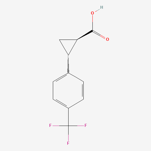 rel-(1R,2R)-2-(4-(Trifluoromethyl)phenyl)cyclopropane-1-carboxylic acid