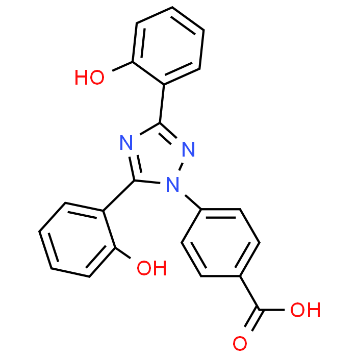 4-(3,5-Bis(2-hydroxyphenyl)-1H-1,2,4-triazol-1-yl)benzoic acid