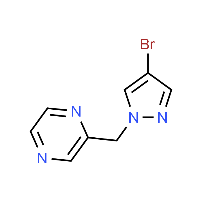 2-((4-Bromo-1H-pyrazol-1-yl)methyl)pyrazine