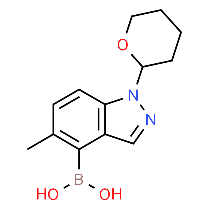 [5-Methyl-1-(oxan-2-yl)-1H-indazol-4-yl]boronic acid