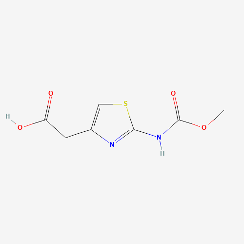 2-{2-[(methoxycarbonyl)amino]-1,3-thiazol-4-yl}acetic acid