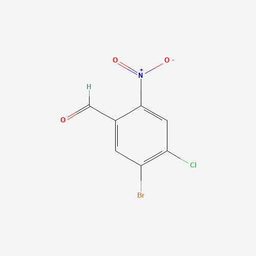 5-Bromo-4-chloro-2-nitrobenzaldehyde