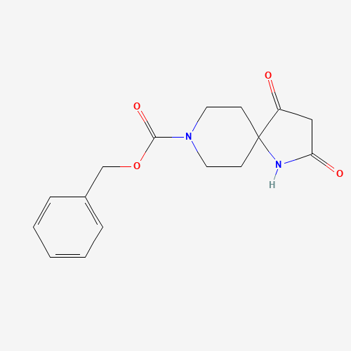 Benzyl 2,4-dioxo-1,8-diazaspiro[4.5]decane-8-carboxylate