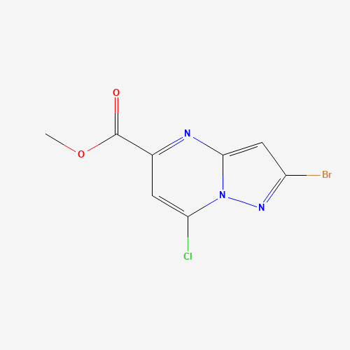 Methyl 2-bromo-7-chloropyrazolo[1,5-a]pyrimidine-5-carboxylate