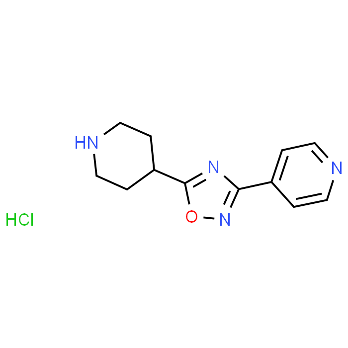 5-(Piperidin-4-yl)-3-(pyridin-4-yl)-1,2,4-oxadiazole hydrochloride