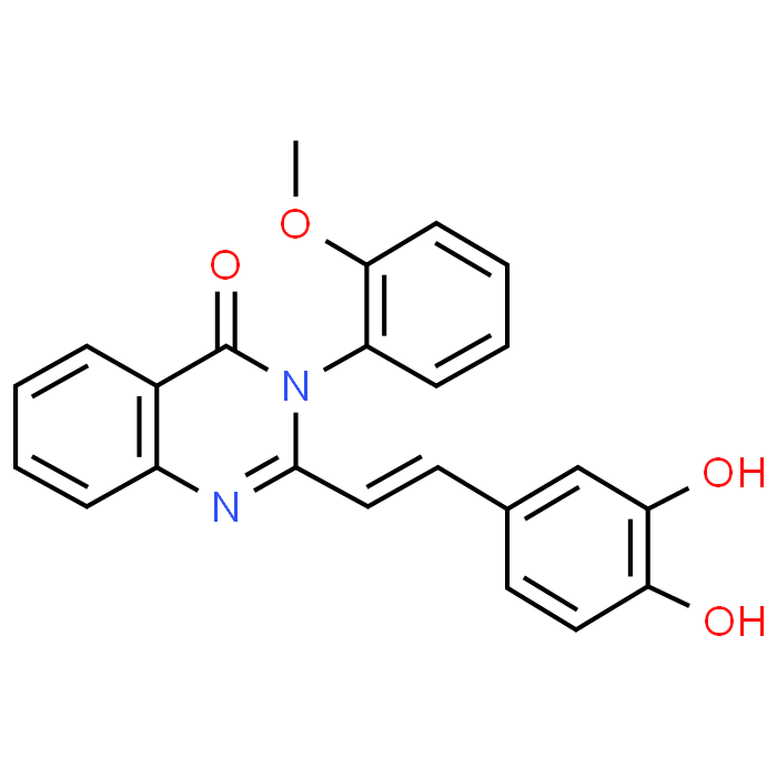 (E)-2-(3,4-Dihydroxystyryl)-3-(2-methoxyphenyl)quinazolin-4(3H)-one