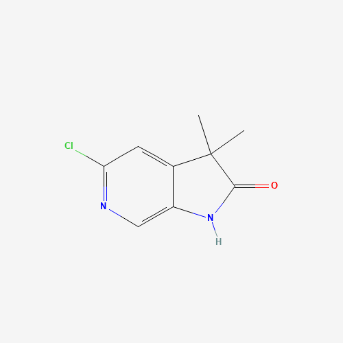 5-Chloro-3,3-dimethyl-1,3-dihydro-2H-pyrrolo[2,3-c]pyridin-2-one