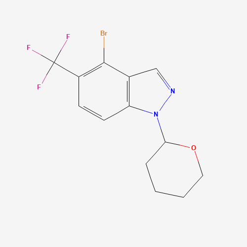 4-Bromo-1-(tetrahydro-2H-pyran-2-yl)-5-(trifluoromethyl)-1H-indazole