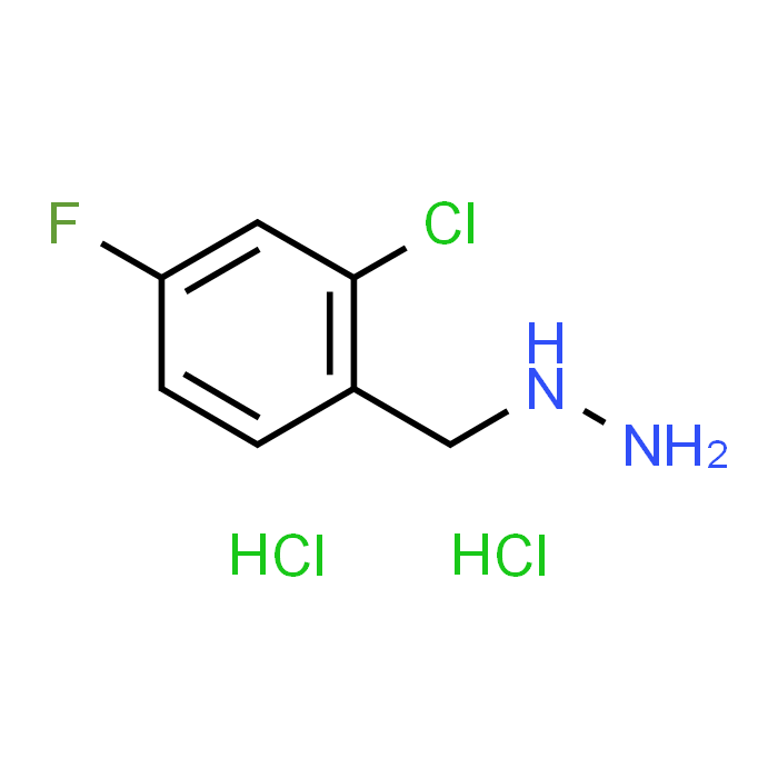 [(2-chloro-4-fluorophenyl)methyl]hydrazine dihydrochloride