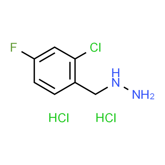 [(2-chloro-4-fluorophenyl)methyl]hydrazine dihydrochloride