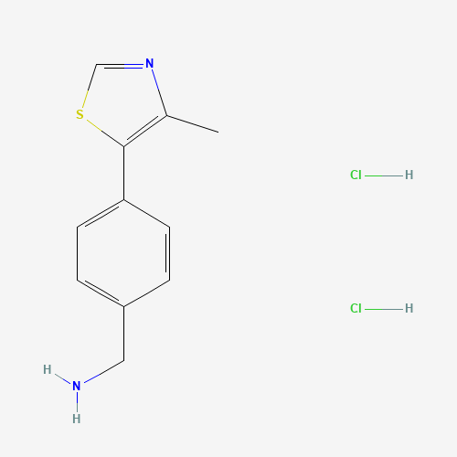 (4-(4-Methylthiazol-5-yl)phenyl)methanamine dihydrochloride