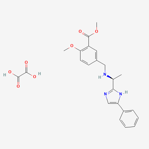 Methyl (S)-2-methoxy-5-(((1-(5-phenyl-1H-imidazol-2-yl)ethyl)amino)methyl)benzoate oxalate