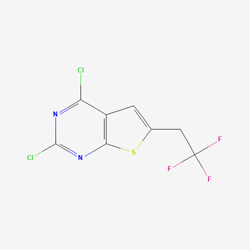 2,4-Dichloro-6-(2,2,2-trifluoroethyl)thieno[2,3-d]pyrimidine