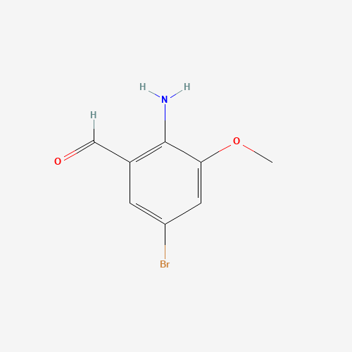2-Amino-5-bromo-3-methoxybenzaldehyde