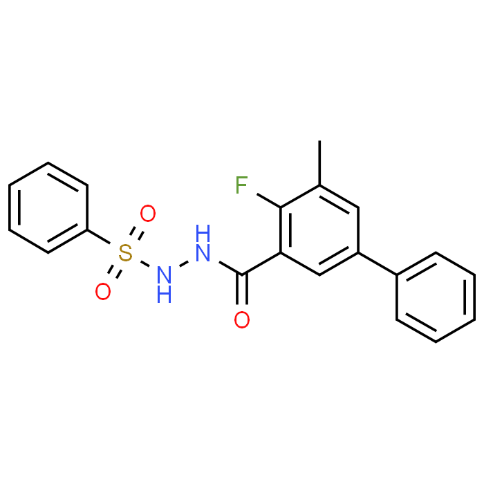 N'-(4-Fluoro-5-methyl-[1,1'-biphenyl]-3-carbonyl)benzenesulfonohydrazide