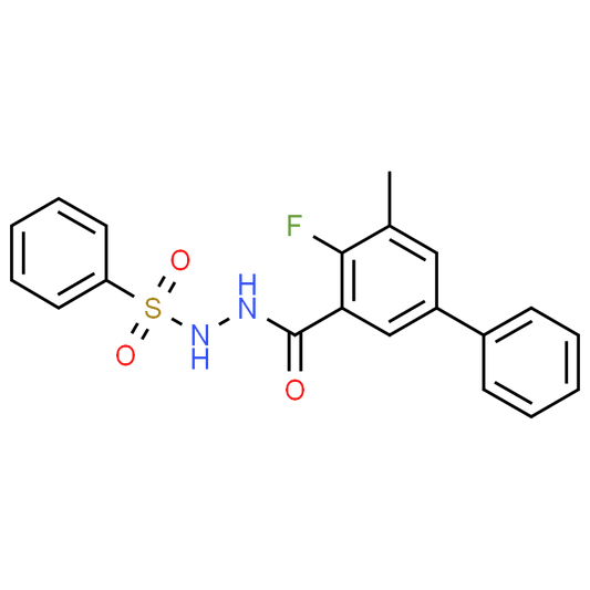 N'-(4-Fluoro-5-methyl-[1,1'-biphenyl]-3-carbonyl)benzenesulfonohydrazide