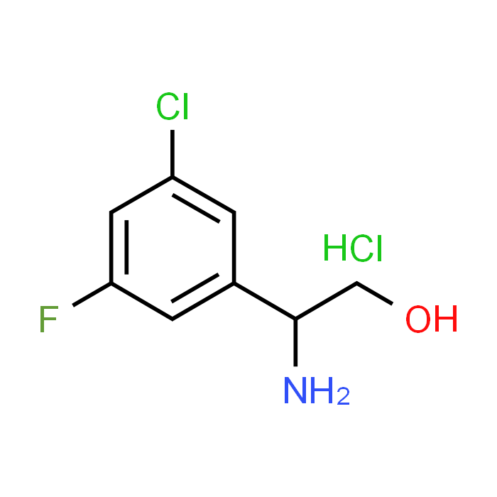 (S)-2-amino-2-(3-chloro-5-fluorophenyl)ethan-1-ol hcl