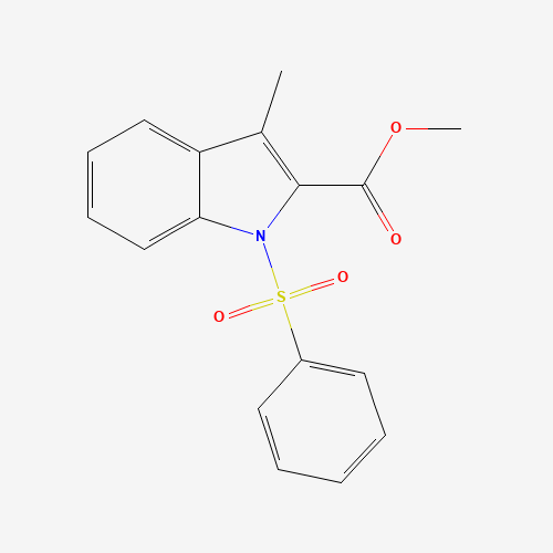 Methyl 3-methyl-1-(phenylsulfonyl)-1H-indole-2-carboxylate