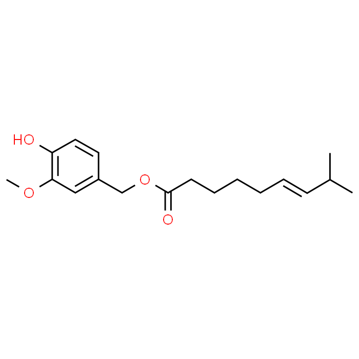 (E)-4-Hydroxy-3-methoxybenzyl 8-methylnon-6-enoate