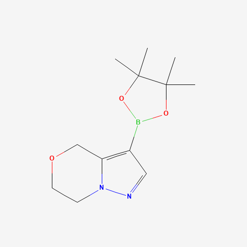 3-(4,4,5,5-Tetramethyl-1,3,2-dioxaborolan-2-yl)-6,7-dihydro-4H-pyrazolo[5,1-c][1,4]oxazine