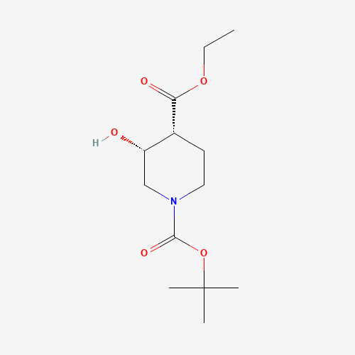 1-(tert-Butyl) 4-ethyl (3R,4R)-3-hydroxypiperidine-1,4-dicarboxylate