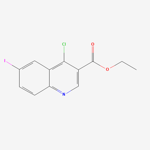 3-Quinolinecarboxylic acid, 4-chloro-6-iodo-,ethyl ester