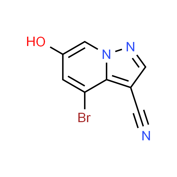 4-Bromo-6-hydroxypyrazolo[1,5-a]pyridine-3-carbonitrile