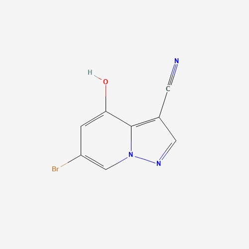 6-Bromo-4-hydroxypyrazolo[1,5-a]pyridine-3-carbonitrile