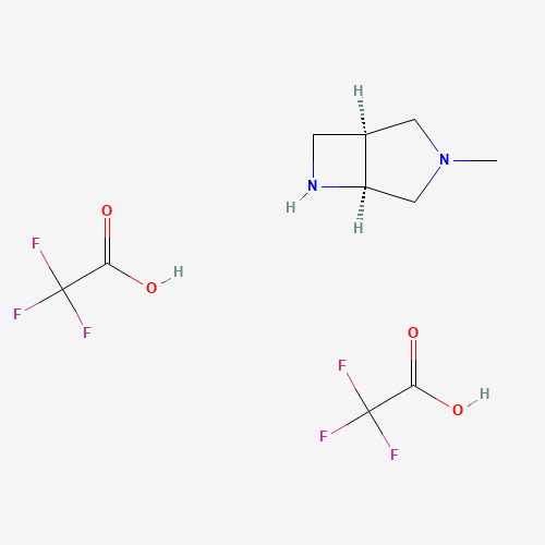 (1S,5S)-3-methyl-3,6-diazabicyclo[3.2.0]heptane; bis(trifluoroacetic acid)