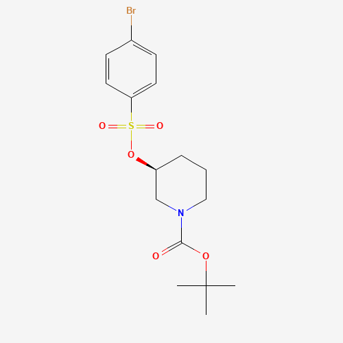 (S)-tert-butyl 3-(((4-bromophenyl)sulfonyl)oxy)piperidine-1-carboxylate