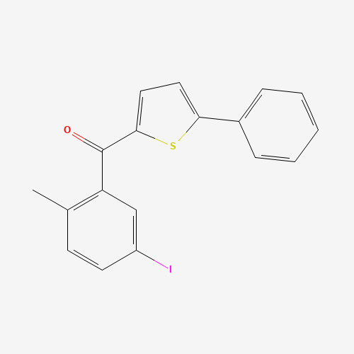 (5-Iodo-2-methylphenyl)(5-phenylthiophen-2-yl)methanone