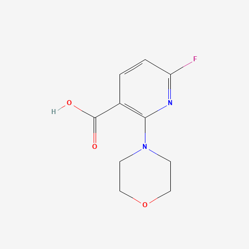 6-Fluoro-2-morpholinonicotinic acid