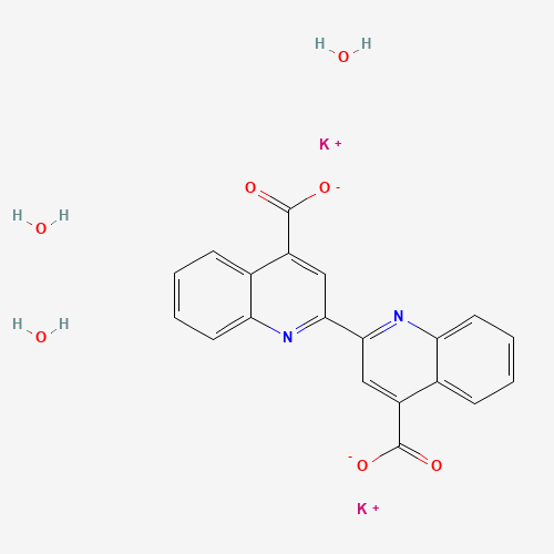 Potassium [2,2-biquinoline]-4,4-dicarboxylate trihydrate
