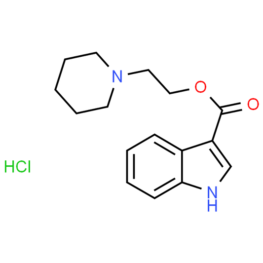 2-(Piperidin-1-yl)ethyl 1H-indole-3-carboxylate hydrochloride