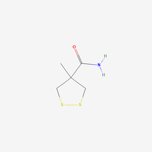 4-Methyl-1,2-dithiolane-4-carboxamide