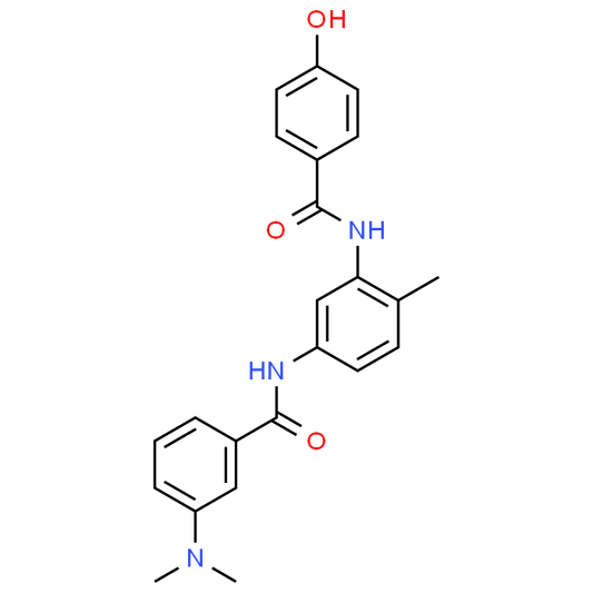 3-(Dimethylamino)-N-(3-(4-hydroxybenzamido)-4-methylphenyl)benzamide