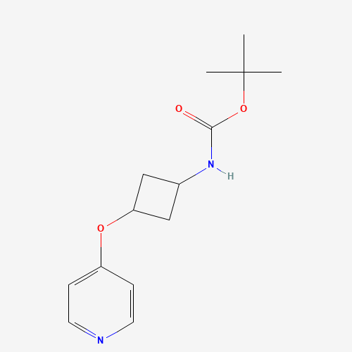 rel-tert-Butyl ((1r,3r)-3-(pyridin-4-yloxy)cyclobutyl)carbamate