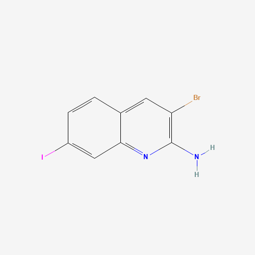 3-Bromo-7-iodoquinolin-2-amine