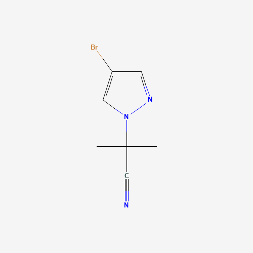 2-(4-Bromo-1H-pyrazol-1-yl)-2-methylpropanenitrile