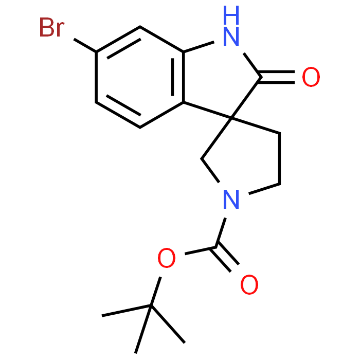 tert-Butyl 6-bromo-2-oxospiro[indoline-3,3'-pyrrolidine]-1'-carboxylate