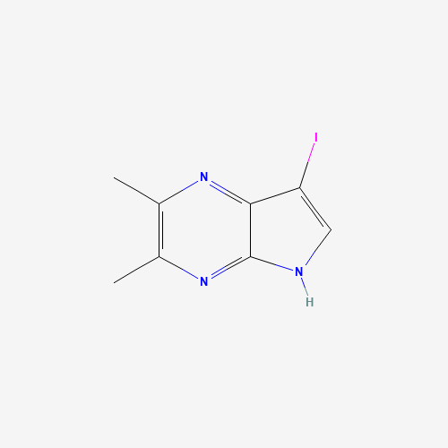 7-Iodo-2,3-dimethyl-5H-pyrrolo[2,3-b]pyrazine