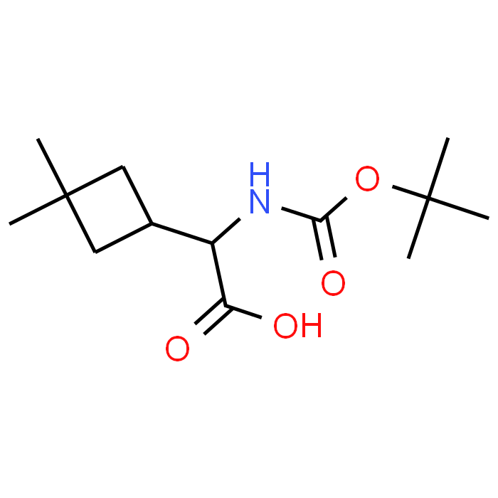 2-((tert-Butoxycarbonyl)amino)-2-(3,3-dimethylcyclobutyl)acetic acid