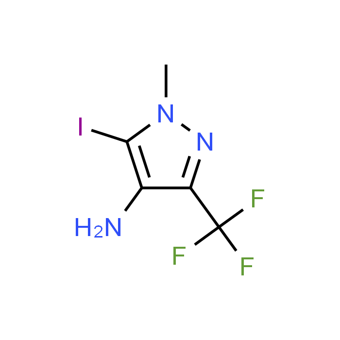 5-Iodo-1-methyl-3-(trifluoromethyl)-1H-pyrazol-4-amine