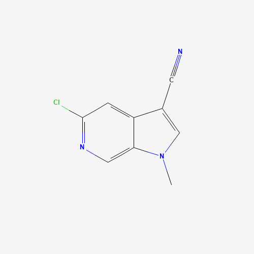 5-Chloro-1-methyl-1H-pyrrolo[2,3-c]pyridine-3-carbonitrile
