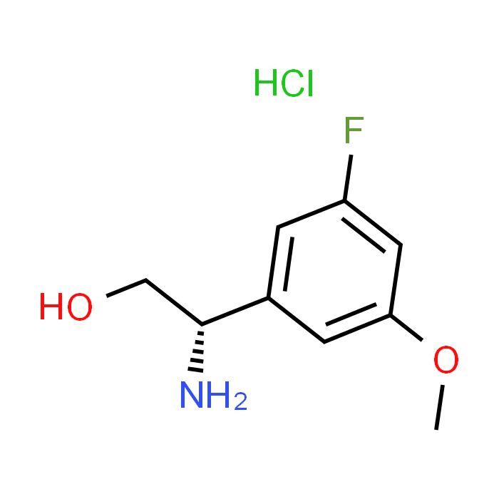 (S)-2-amino-2-(3-fluoro-5-methoxyphenyl)ethan-1-ol hcl