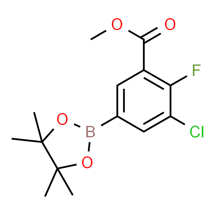 Methyl 3-chloro-2-fluoro-5-(4,4,5,5-tetramethyl-1,3,2-dioxaborolan-2-yl)benzoate