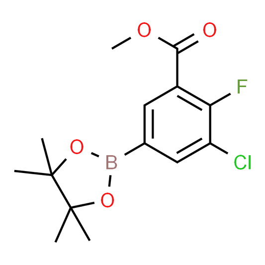 Methyl 3-chloro-2-fluoro-5-(4,4,5,5-tetramethyl-1,3,2-dioxaborolan-2-yl)benzoate