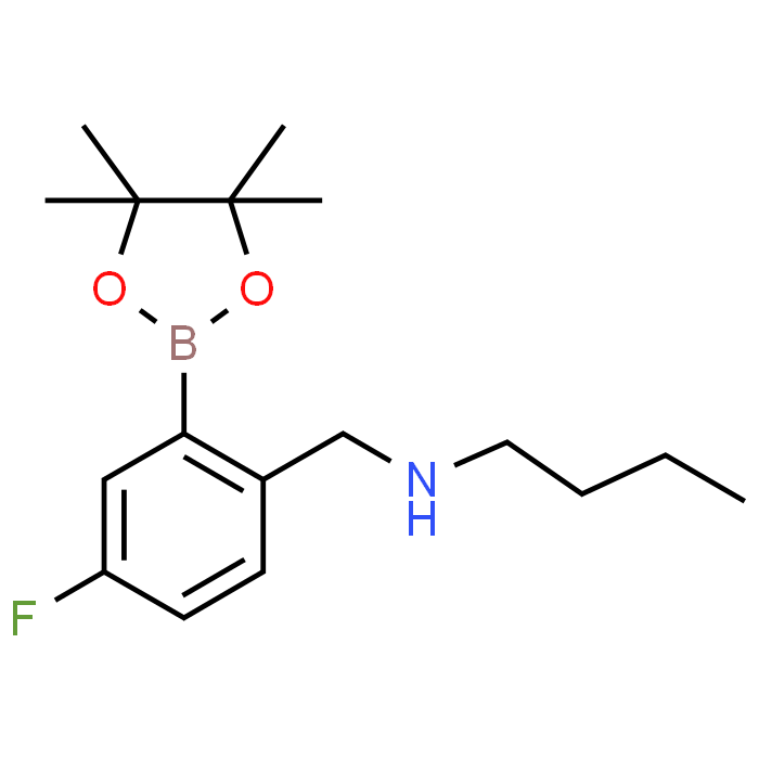 N-(4-Fluoro-2-(4,4,5,5-tetramethyl-1,3,2-dioxaborolan-2-yl)benzyl)butan-1-amine