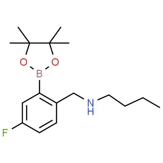 N-(4-Fluoro-2-(4,4,5,5-tetramethyl-1,3,2-dioxaborolan-2-yl)benzyl)butan-1-amine